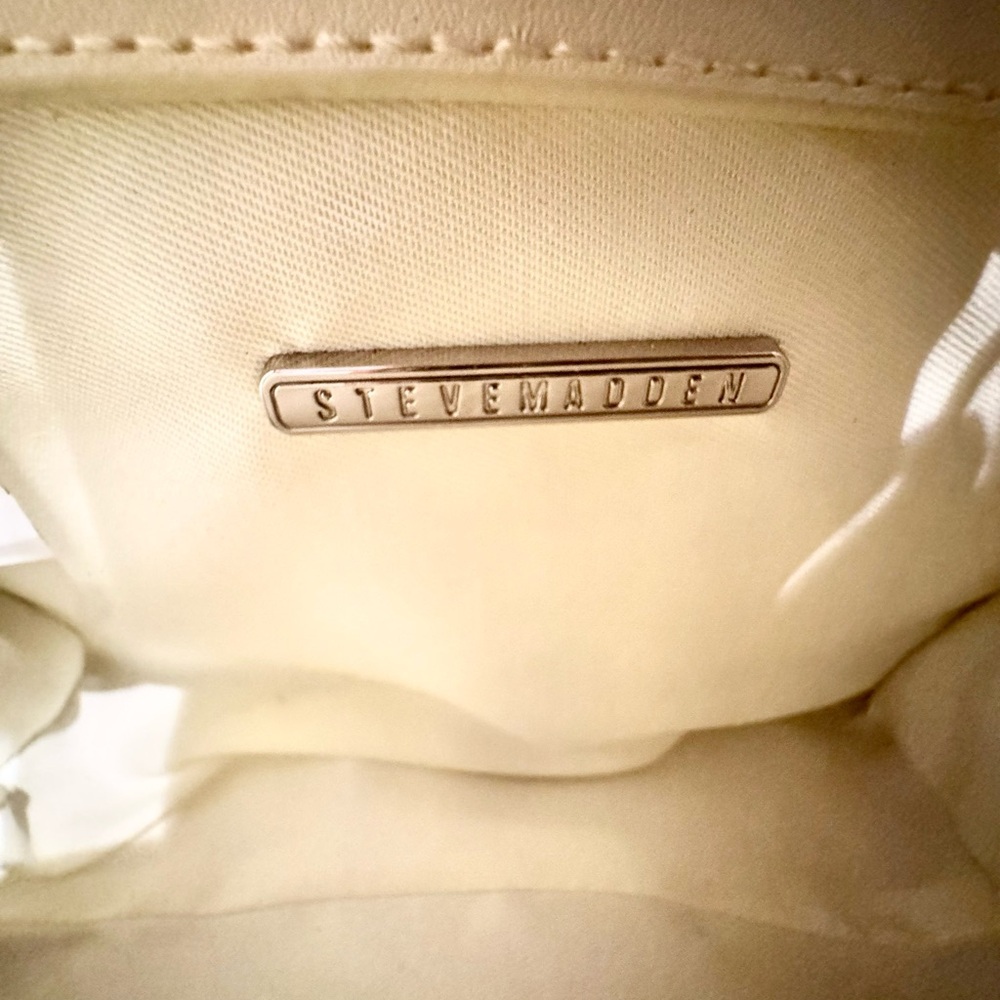 Steve Madden Lemon Yellow Mini Tote with Card Case - Picture 8 of 16